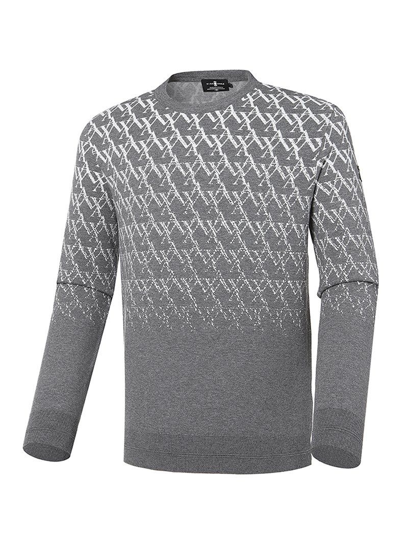 [롯데백화점] 와이드앵글 남성 CF 프라임 그라데이션 스웨터 WMU22K42C4