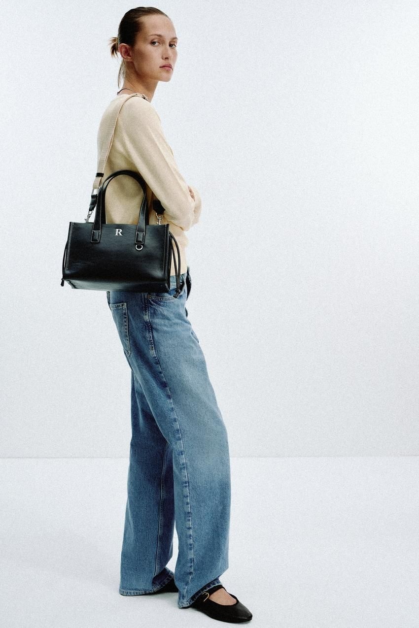 ZARA 토트백 - 블루 270703