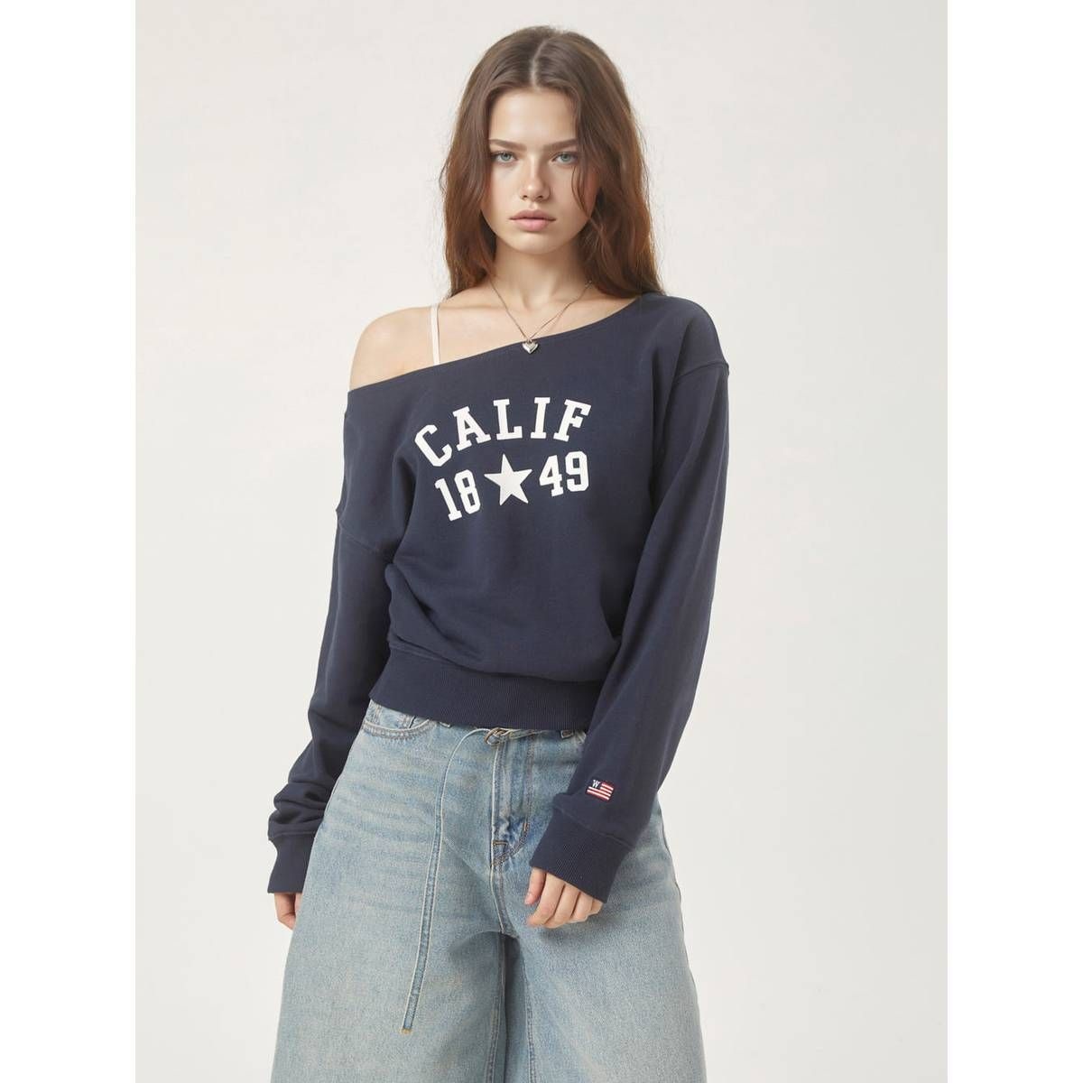 (MD PICK) 후아유 Cali Raw Cut Sweatshirt(Loose Fit) (WHMWF4T92F) 111764