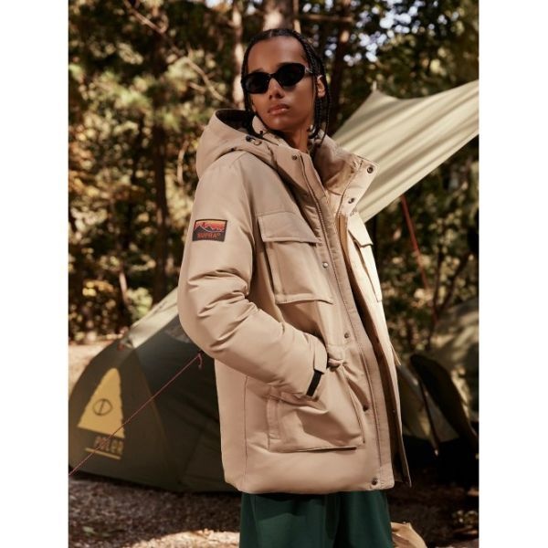 SUPRA 아웃도어 4포켓 미드 자켓BROWN 391852