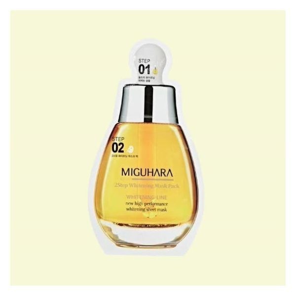 미구하라 2스텝 화이트닝 마스크 팩
