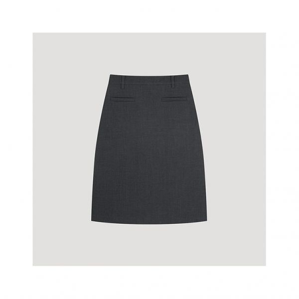 뒷 슬릿 미디 스커트_TWWSKO82060_CH 635393