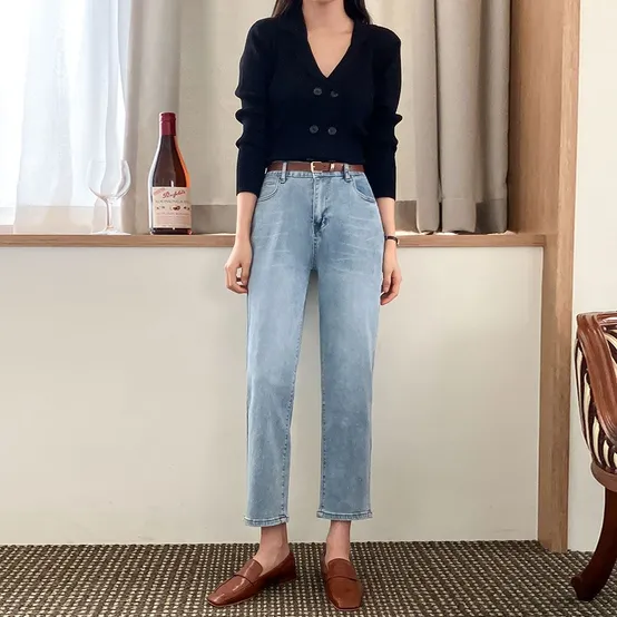 플리츄일자팬츠