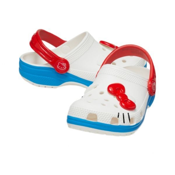 크록스 CROCCS CROCS KIDS 유아 헬로키티 아이엠 클래식 클로그 WT (24SKCL209469) 24SKCL209469_Z100 381392