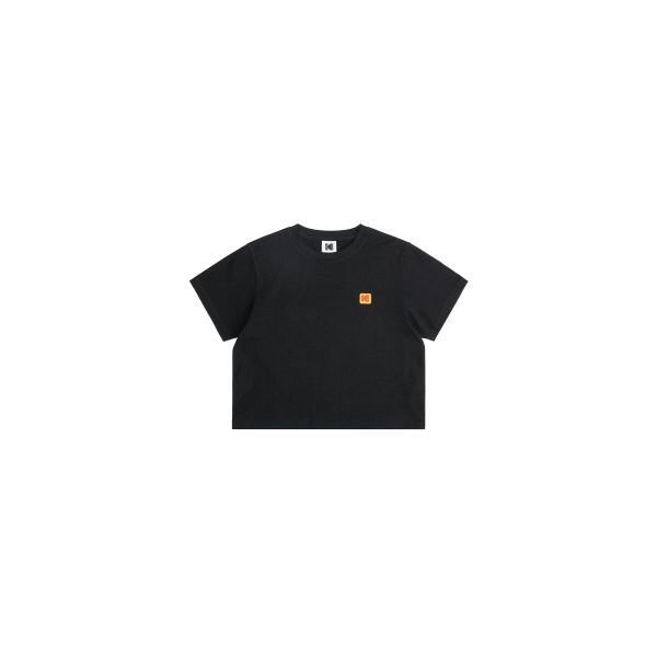 브랜드 코닥 KODAK 에센셜 시그니처 로고 반팔 티셔츠 우먼 DEEP BLACK K4222ERS34DBK 650204
