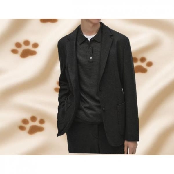 마시모두띠 남성 울 블렌드 수트 블레이저_02808367801