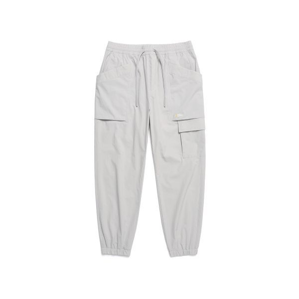 <백화점정품> NATIONALGEOGRAPHIC N242UPT940 아델리 경량 우븐 스트레치 카고 조거 팬츠 ICE GREY 144321