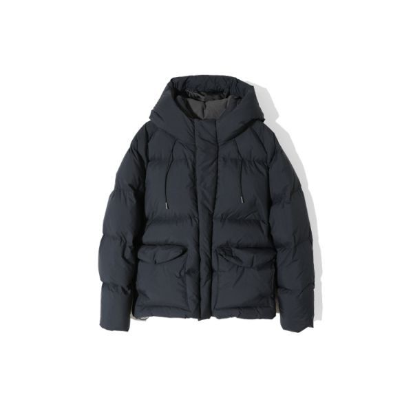 HORLISUN Northcove Raglan hood Goosedown Jacket Black Navy 387352