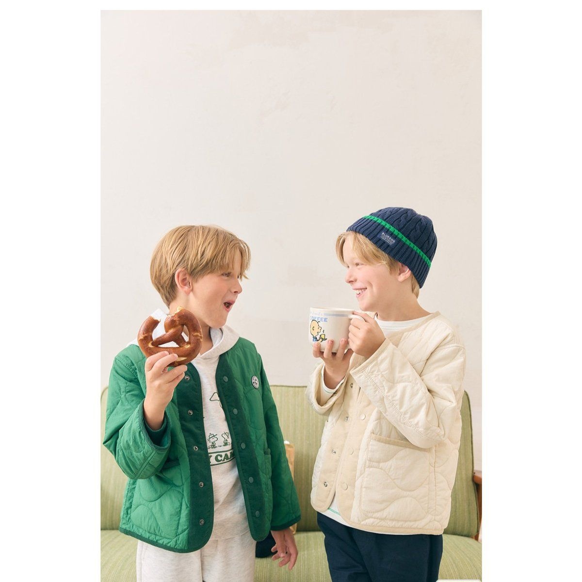 블루독 역시즌 베이직 패딩 점퍼25A75-113-05 06 2컬러 택1