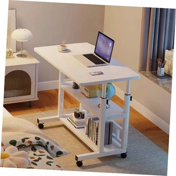 [후기인증] 상품 사이드테이블 이동형테이블 높이조절책상 노트북책상 1인용책상 보조테이블 일