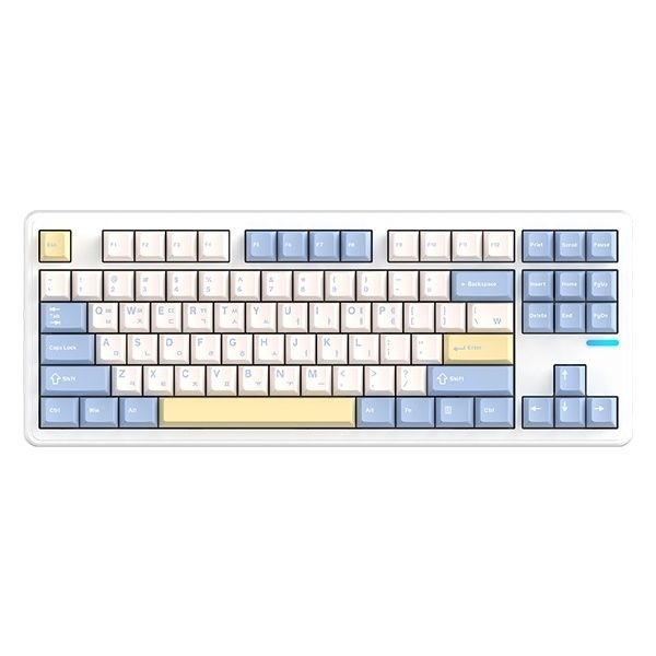 SPM 유,무선 블루투스 기계식 키보드, SPM PL87W 목새 텐키리스 베이비블루프리미엄 HMX 저소음 스위치