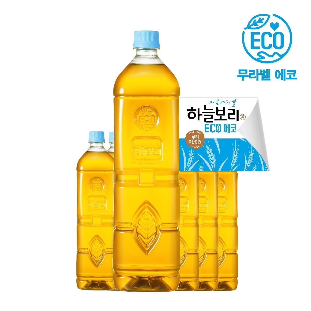 [롯데백화점] 웅진식품 [웅진식품] 하늘보리 무라벨 1.5L x 6펫