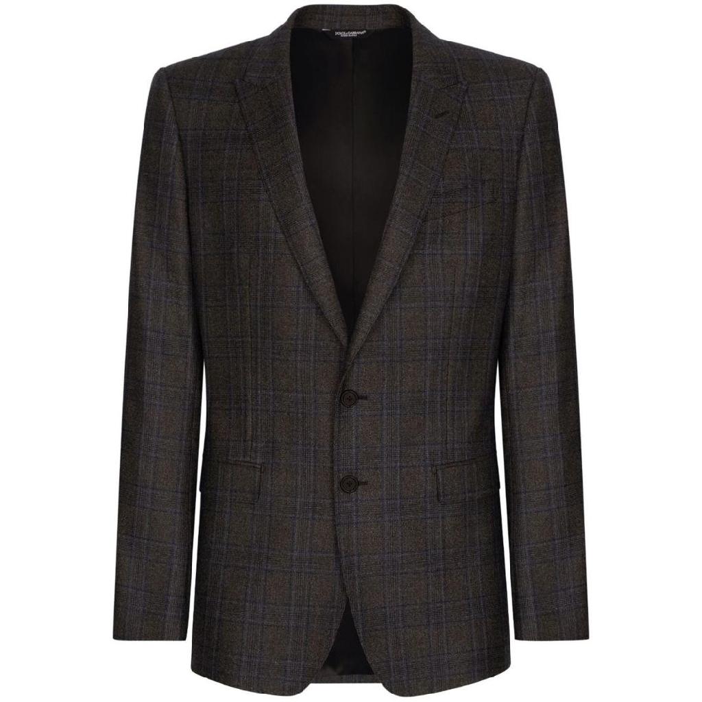 [해외] 돌체앤가바나 PRINCE OF WALES PATTERNED WOOL BLAZER marrone G2LK0T/FQ2KD S8100 QUADRI/CHECK [관부가세포함]