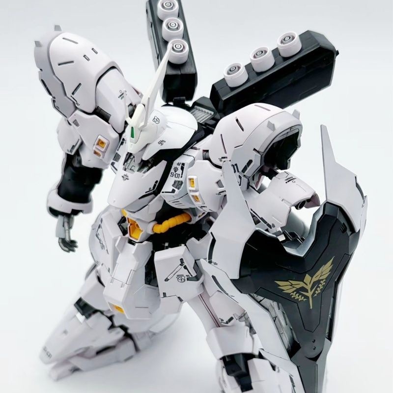 [해외] 중국 사해모형 RG 건담 사자비 화이트 버전 조립 프라모델 건프라 모형