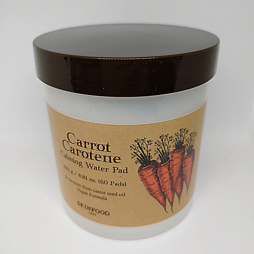 스킨푸드 뉴질랜드 스킨푸드 캐롯 카로틴 카밍 워터 패드 당근 판토테닉 클리어패드 60매