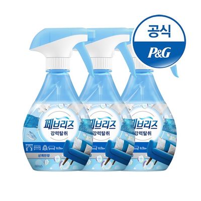 (~10/31 리뷰 1,500P) 페브리즈 섬유탈취제 용기형 상쾌한 향 370ml 3개