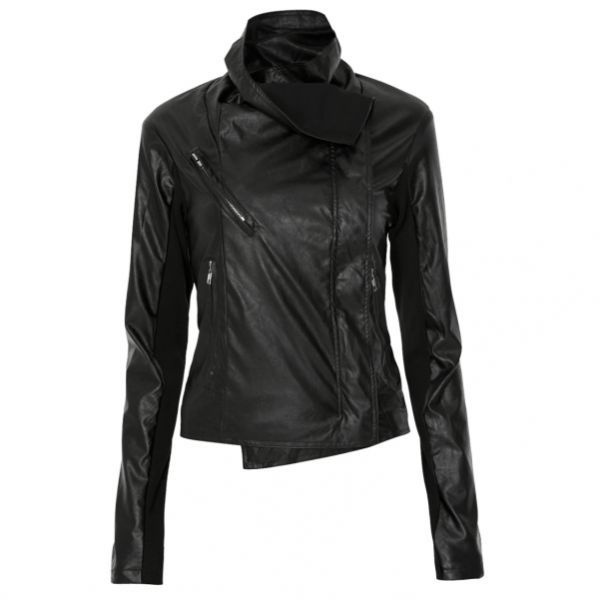 플레어업 FLAREUP Asymmetrical Biker Leather Jacket FL-047