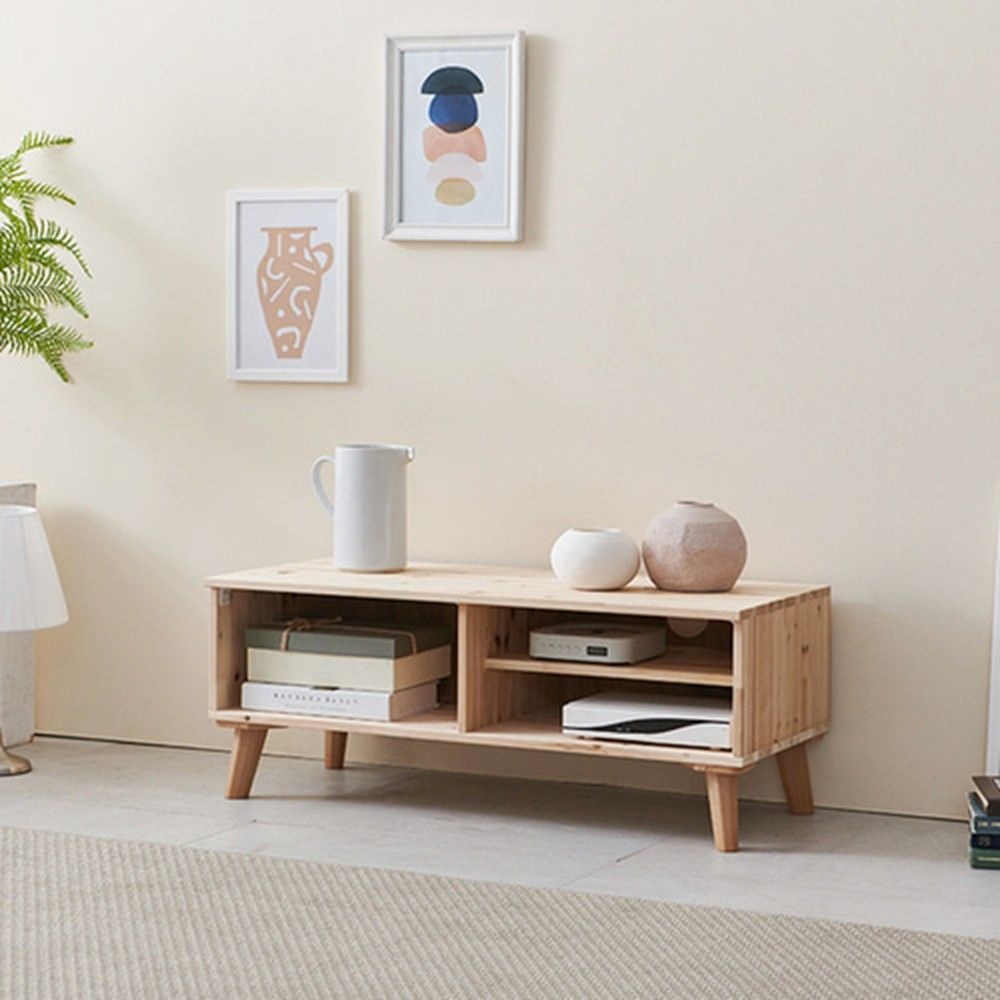 자취생 원룸 900 원목 TV선반 미니다이 부부방 혼수 티비콘솔 클리닉대기실