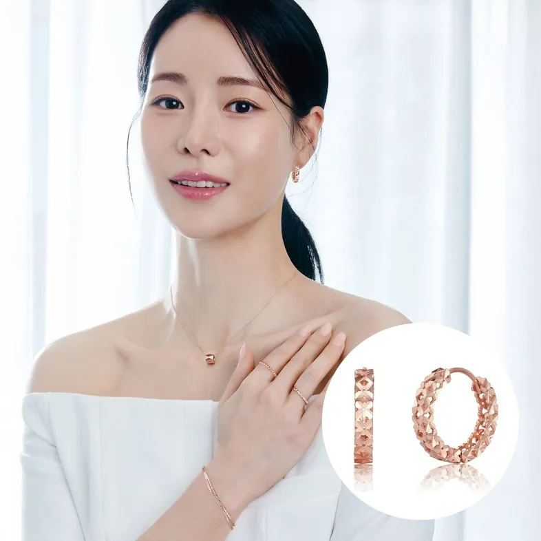 글리츠(M) 14K 원터치 귀고리(PG)_299910327