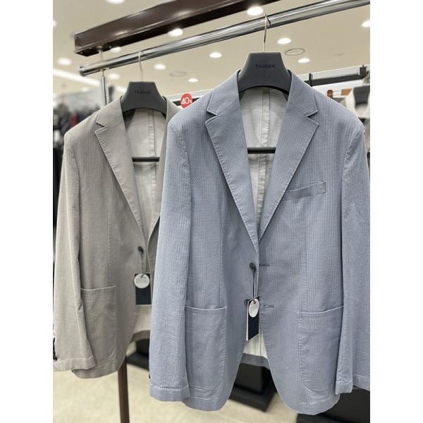 상세페이지 참조 [트루젠 (패플)] [트루젠]여름자켓 10만원대 ▶ 남성 코튼 여름 캐주얼 면 콤비 자켓 2컬러_JK