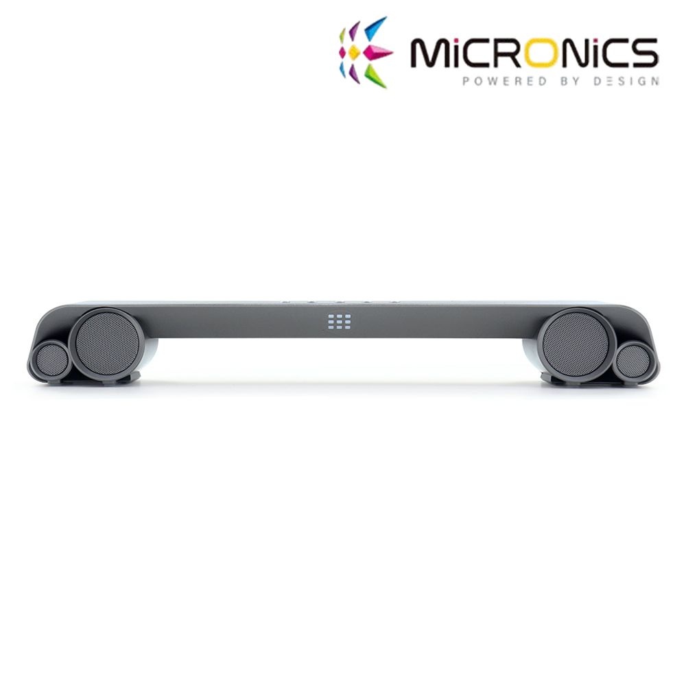 마이크로닉스 클롬 MANIC 마이크로닉스 ROUND STUDIO BT1000 V2 블루투스 무선 스피커 (다크그레이)(정품)