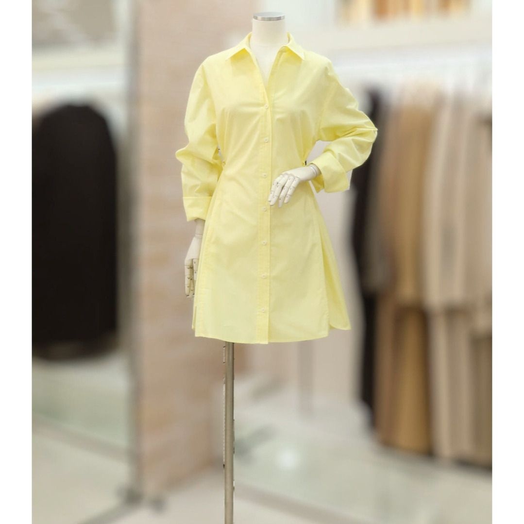 JJ지고트커프스 디자인 셔츠 원피스 GP3A0OPJ11_DG 518898