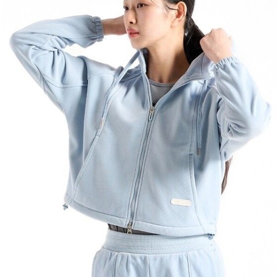 휠라 [AK원주점] [휠라] 벨로아 코듀로이 기모 후드 집업 FS254FT02F004442