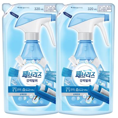 페브리즈 섬유탈취제 리필 320mlX2개 상쾌한 향