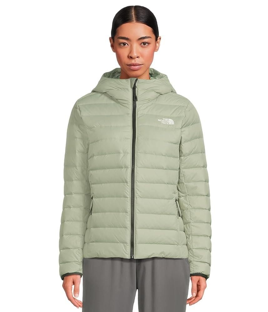 THE 더 North FACE 페이스 여성용 클래식 다운 후드 재킷 화이트 듄 XL 150773