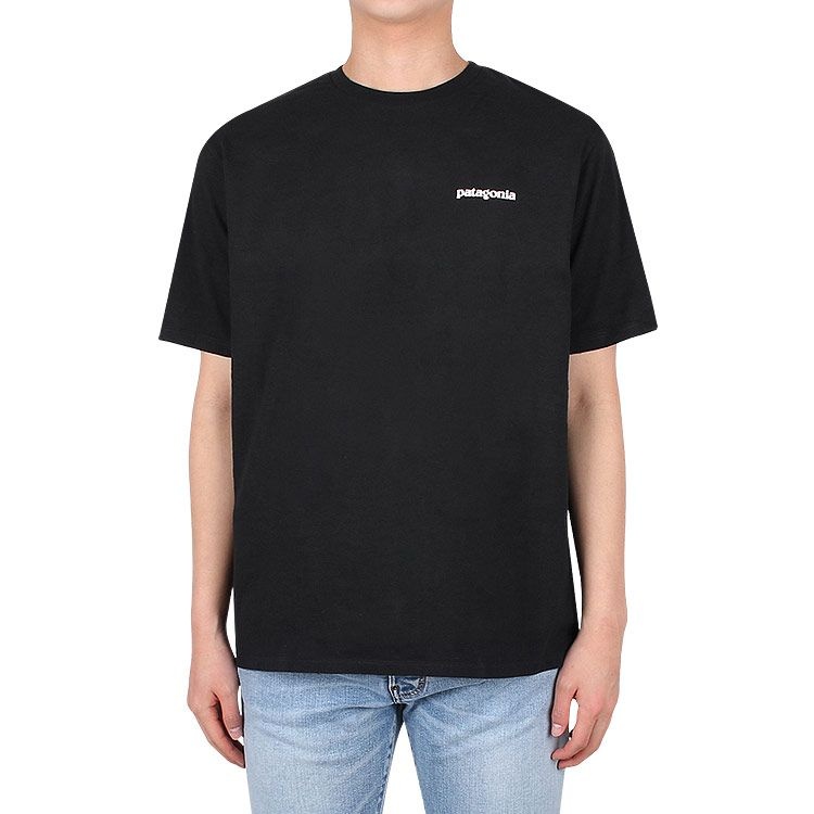 파타고니아 파타고니아 5%중복할인  맨즈 P-6 리스판서빌리 반팔티  38504 BLK