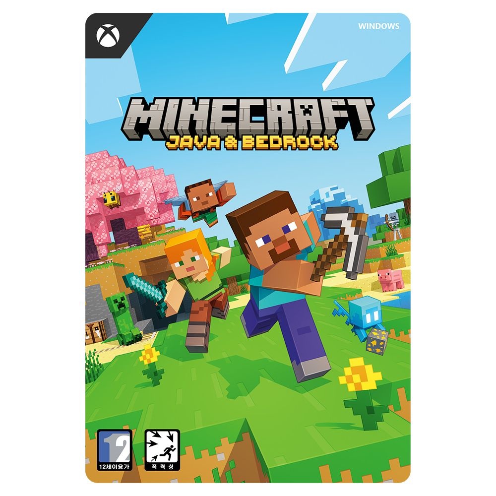 [오늘출발] 마이크로소프트 Windows 마인크래프트 자바 & 베드락 에디션 Xbox Digital Code
