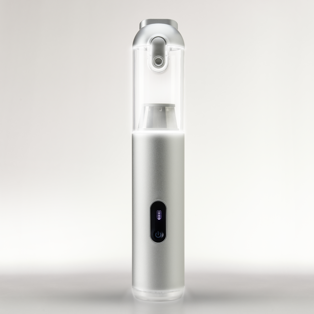 메이튼 차량용 청소기 에어건 자동차 무선 휴대용 진공 핸디 차 미니 실버레이