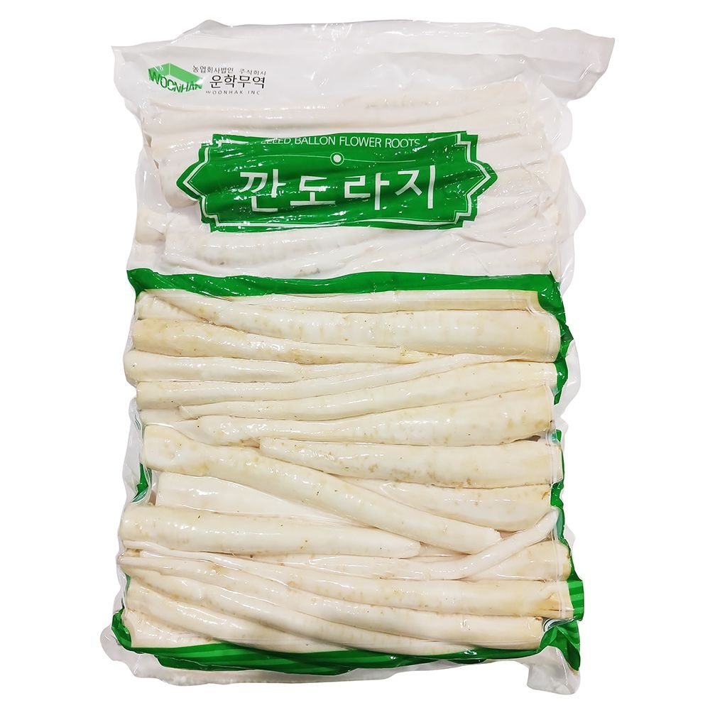 운학무역 운학 깐도라지 2Kg 탈피 수입산 중국산 정과용 통도라지 채도라지 이강산닷컴