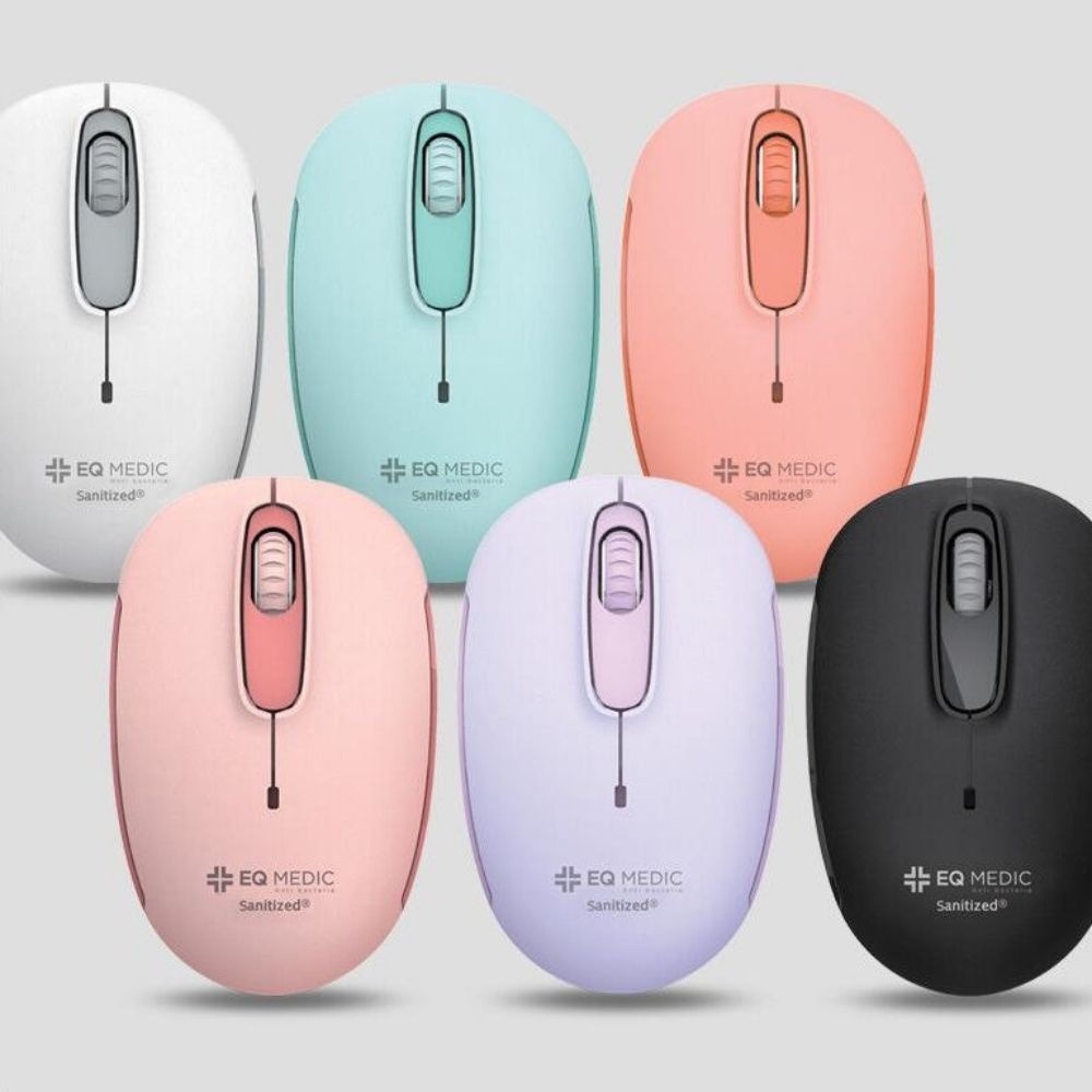 전산프라자 무소음 2.4G 항균 마우스 사무용 노트북 사무실 컴퓨터
