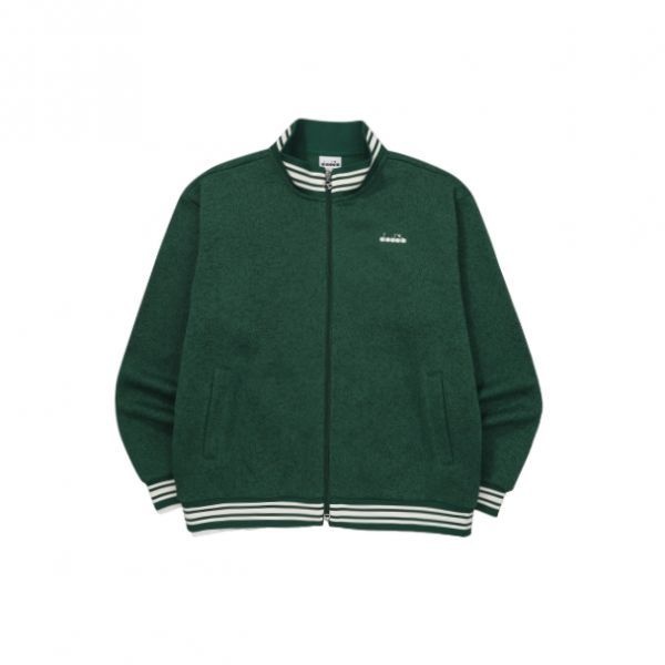 [Diadora]국내매장판 디아도라 바람막이 브러쉬드 코지 트랙 자켓 GREEN 517321