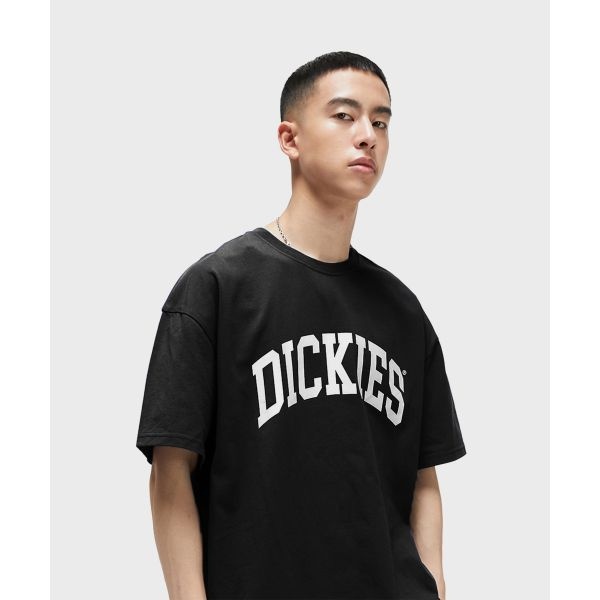 [국내 매장품] DICKIES 아치 로고 티셔츠 Black 121165