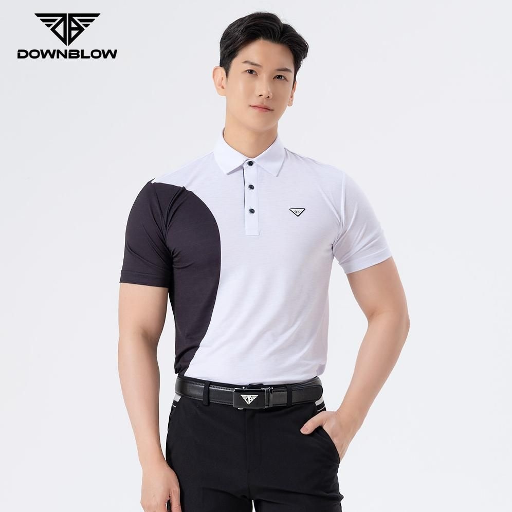[50%할인]다운블로우_DBS2HW 5109M_남자골프웨어포인트라인반팔티셔츠