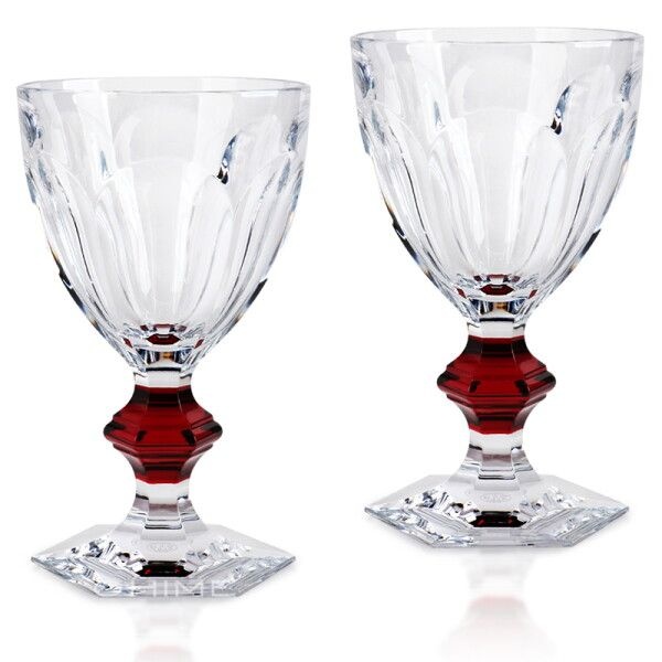 [BACCARAT][바카라] 바카랏 테이블웨어 글라스 세트 아코어 1841 루비 250ML 2PCS