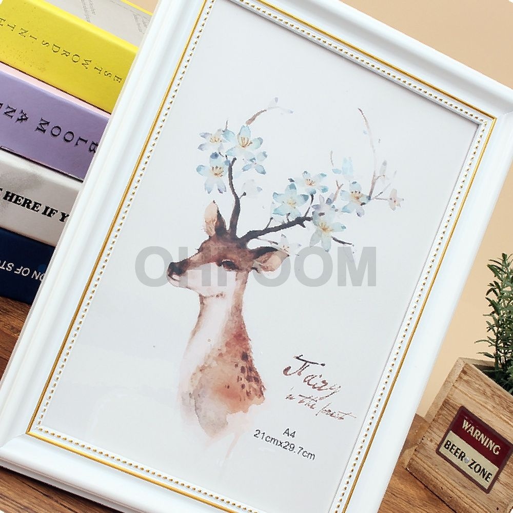 [이이오품] 훈장액자 상장액자스탠드형A4 졸업장액자 공인중개사액자 A4액자 상장액자A4 자격증액자 인증서