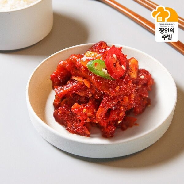 [장인의주방] [유창원장인]속초식 명태살77.2% 명태회무침 1kg 냉면 고명 코다리 명태