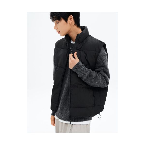 [국내매장정품] 에잇세컨즈 8SECONDS 라이트 패딩 베스트 블랙 455X38LYA5 145353