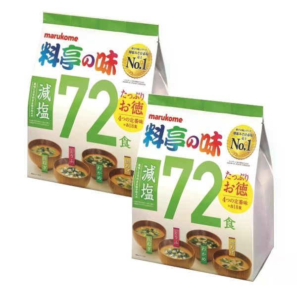 [무료배송] 마루코메 미소시루 된장국 요정의 맛 72개입 1+1