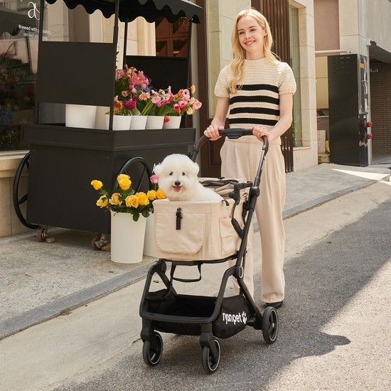 리안펫 [정상가390000원] 블프한정 / 피니 하이브리드형 일체형 분리형 강아지유모차