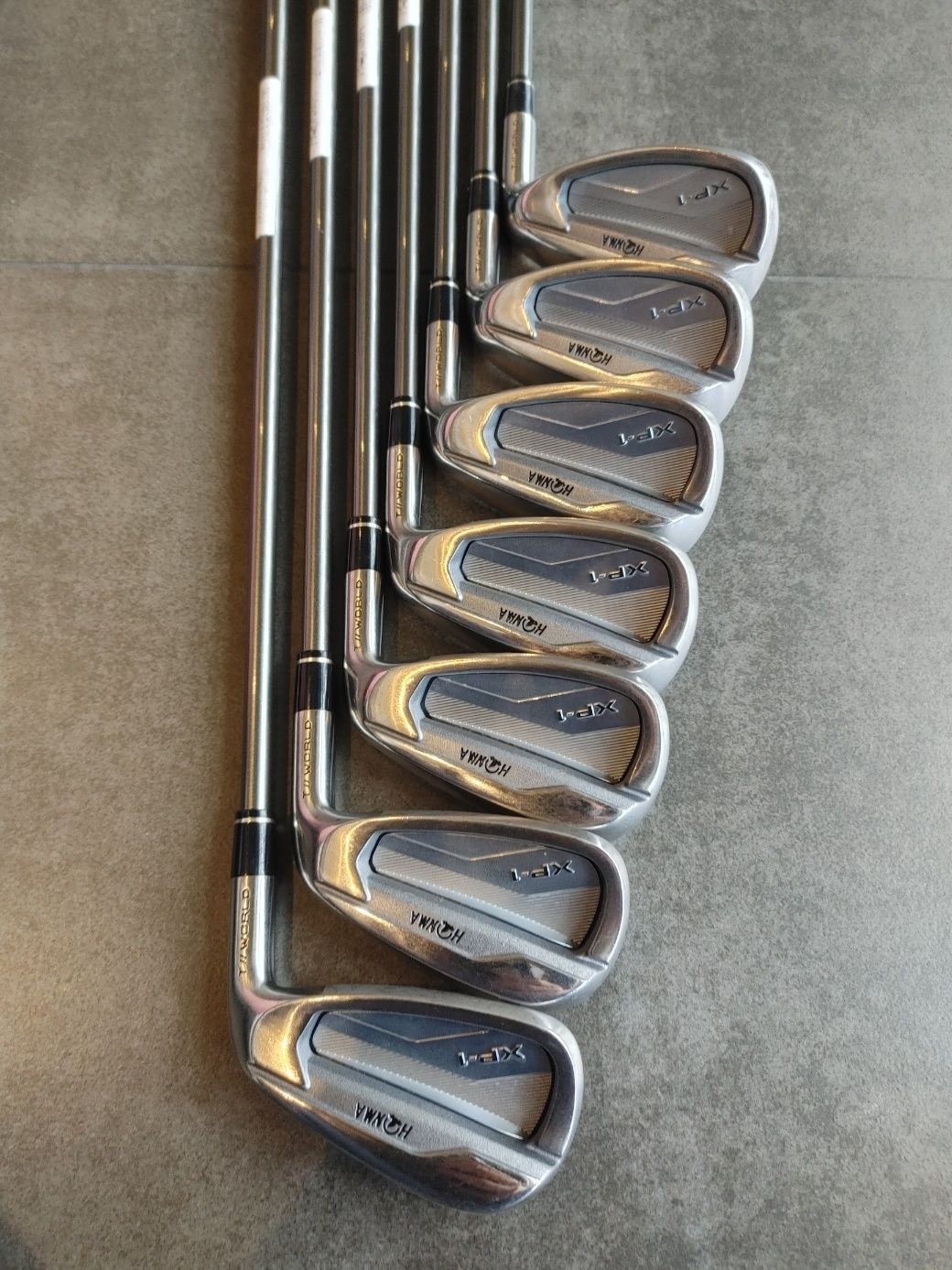 정품] 혼마 XP-1 여성 카본 7아이언 중고세트