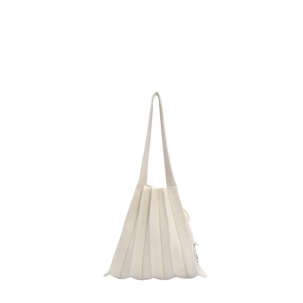 조셉앤스테이시 Lucky Pleats Knit S Vanilla