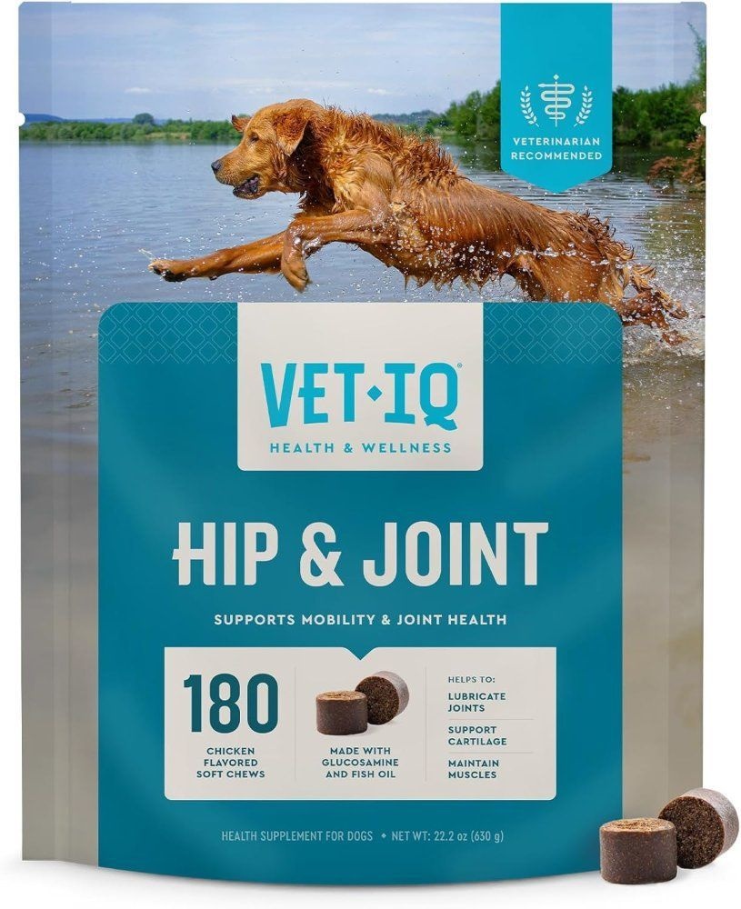 퀸즈삼촌협력사 [해외] VetIQ Hip Joint Supplement 글루코사민 반려견 강아지