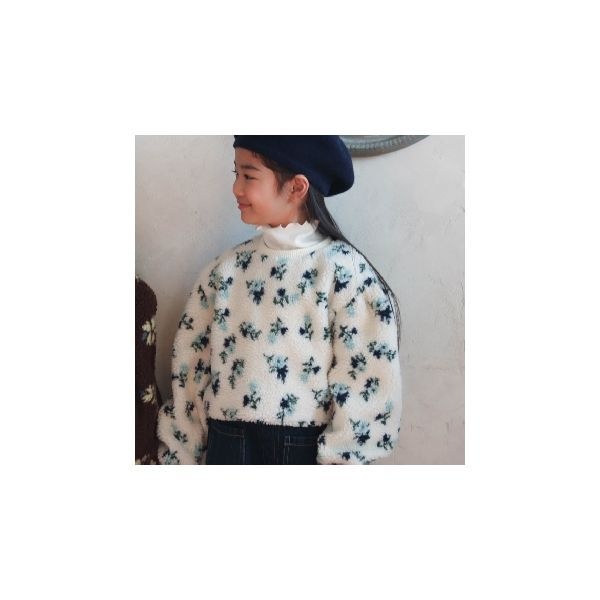 비비엘리 린다덤블맨투맨티셔츠 - 아이보리 173440