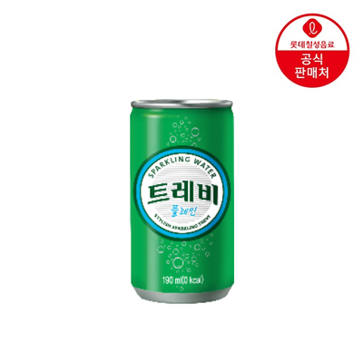(본사직영) 트레비 탄산수 플레인 190ml 30캔