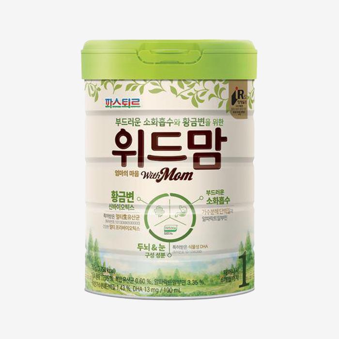 상세이미지 확인 [엘루맘] 파스퇴르분유 위드맘 1단계 750g