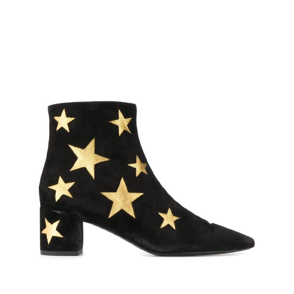 생로랑 스타 패치 앵클 부츠 5789010LIE0 TP439223313